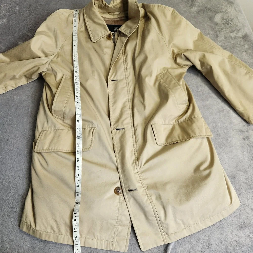 Vintage BURBERRY London Sanyo Shokai 2-in-1 Coat Removable Liner Nova CheckTan